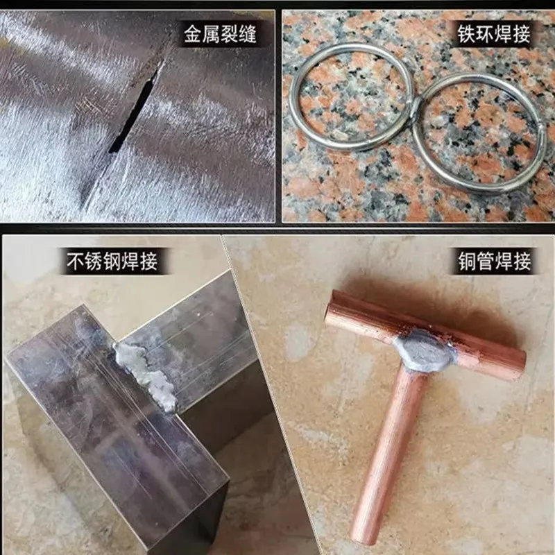 Aluminum Welding Rods 3-10Pcs Low Temperature Easy Melt Vacuum Weld Bars Cored Wire For Soldering Aluminum No Need Solder Powder