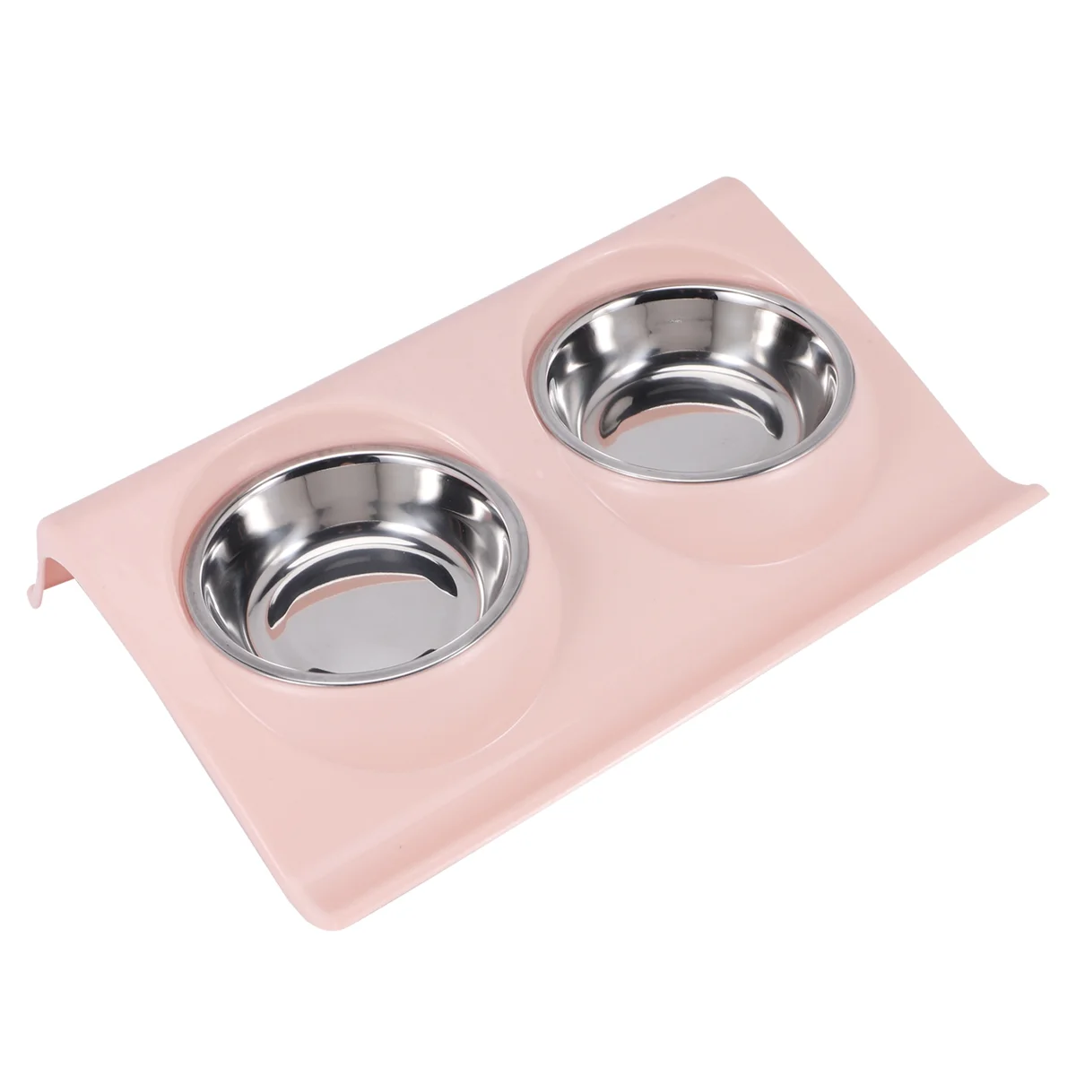 Stainless Steel Double Bowls Food Anti Ants Water Dog Bowl Cat Feeder Cat Pet Bowl Dog