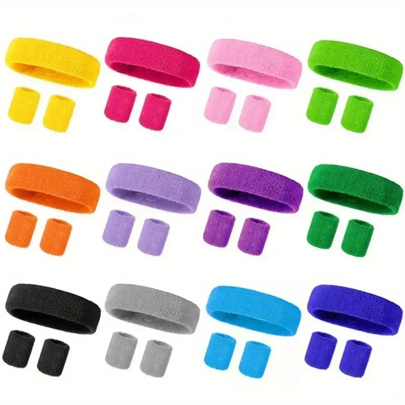 Sports Headband & Wristband Set 5