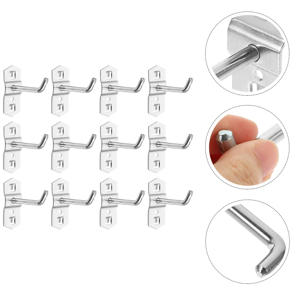 

Metal Pegboard Hooks Wall Mesh Retail Display Shop Peg Goods Shelf Panel Pegboard Hanging Tools