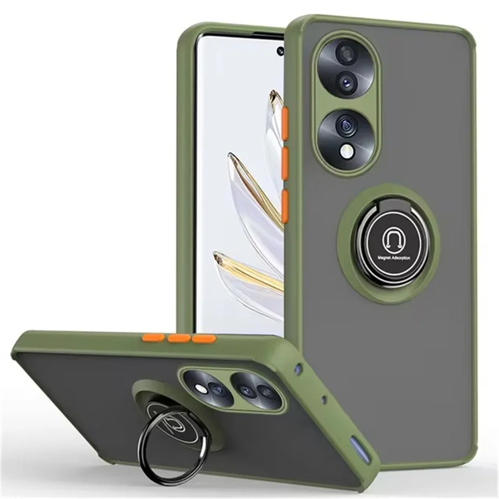 Magnetic Ring Holder Phone Case with 360° Rotating Stand