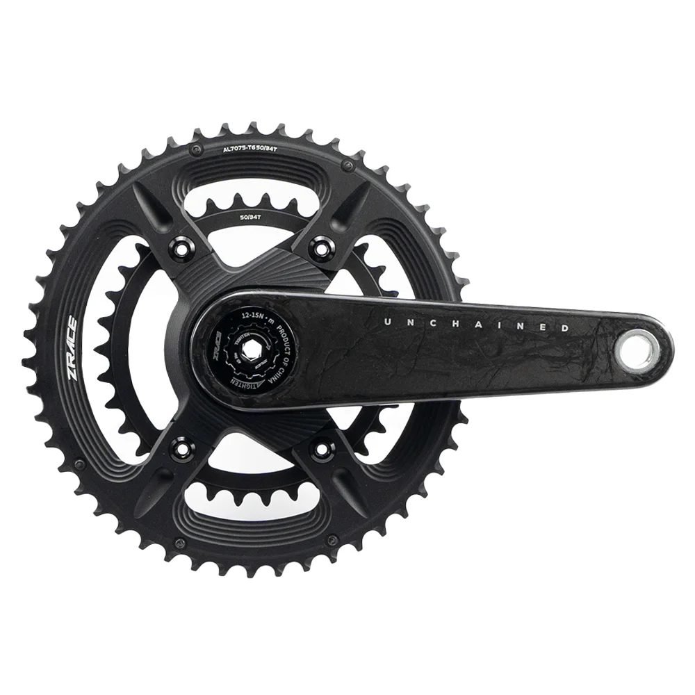 ZRACE UNCHAINED Carbon Fiber Crankset Lightweight Modular