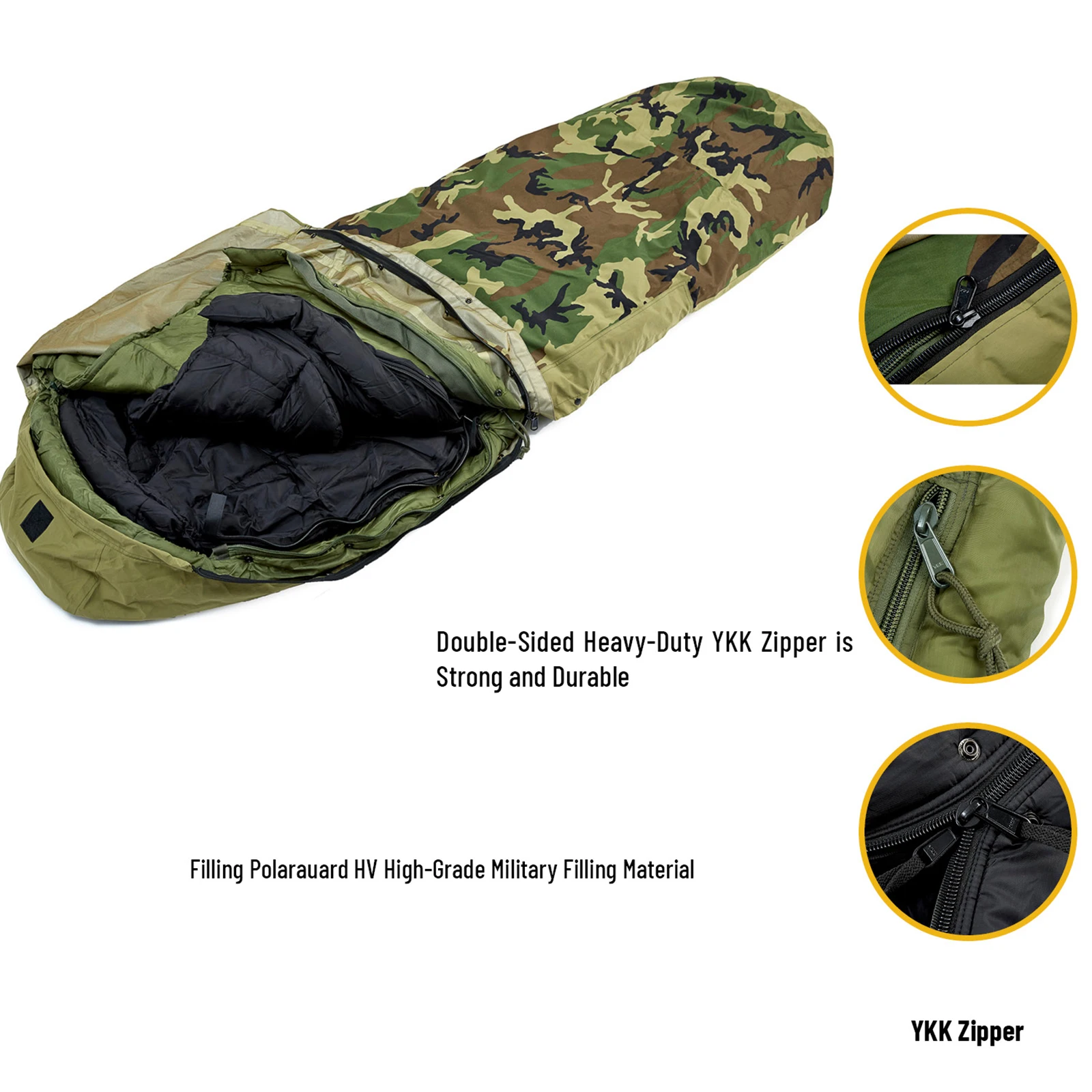 MT 4 in 1 Military Nature Hike Modular Sleeping Bag Liner Camping Winter Thermal Adult Type Army Tourist Sleeping Outdoor travel