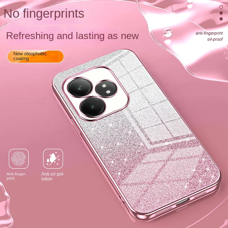 Elegant Soft TPU Glitter Slim Protective Back Cover Case