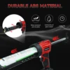 Cordless Caulking Gun for Makita 18V Battery with LED Light 4 Adjustable Speed Adhesive Gun 10oz/300ml Silicone Gun (No Battery) 3