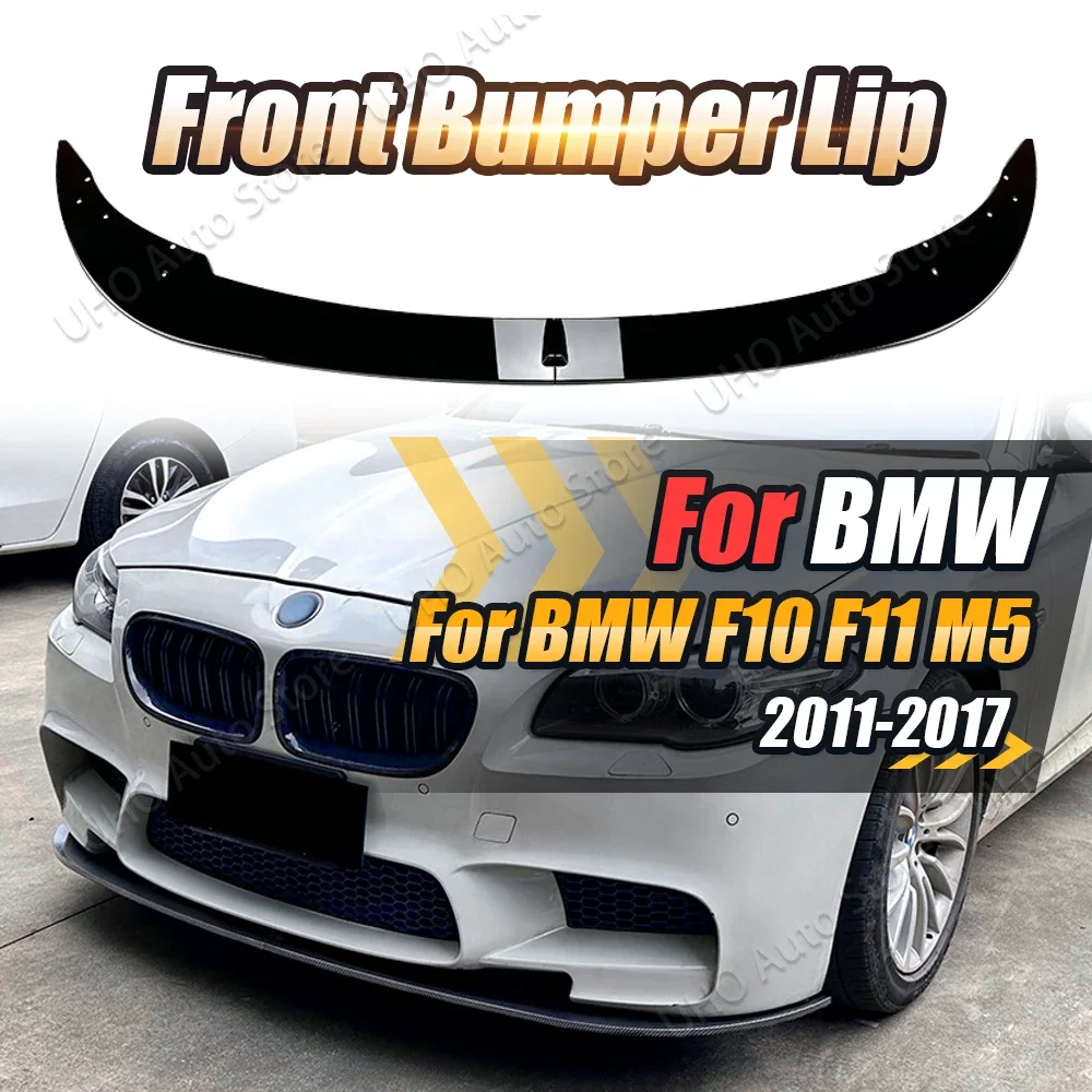 Per Bmw F10 F11 M5 2011-2017 Car Paraurti Anteriore Splitter Lip Spoiler Diffusore Guard Body Kit Cover Tuning Abs