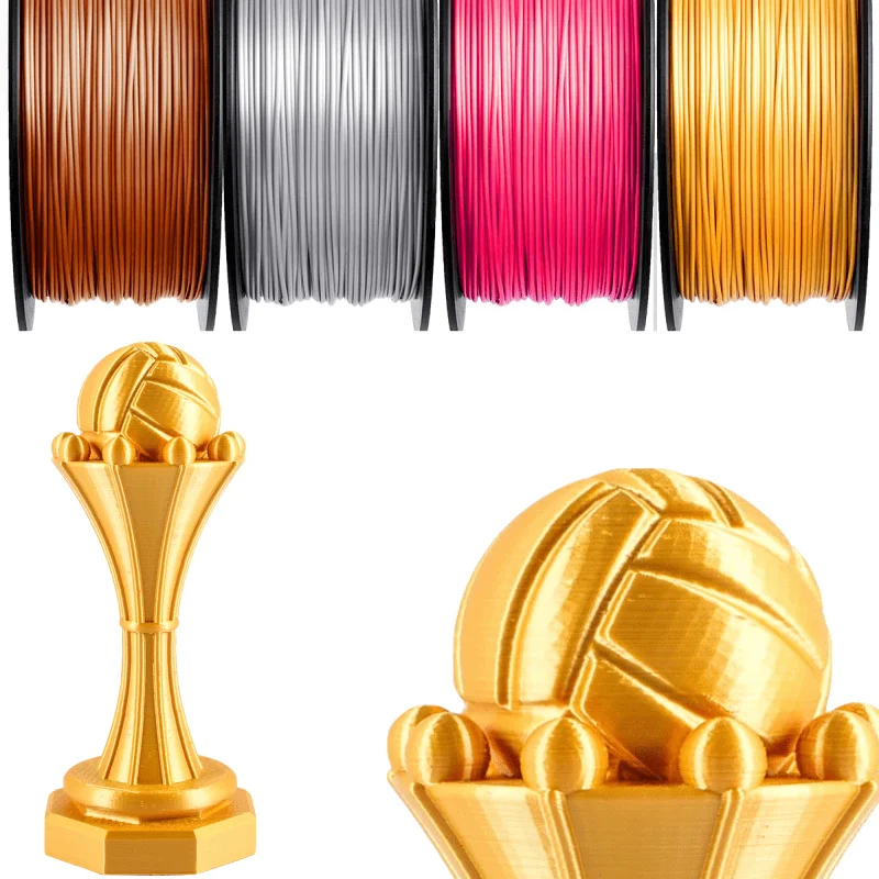 GEEETECH 1roll/1kg 1.75mm Silk PLA Filament Vacuum Packaging Overseas Warehouses Various Colors For 3D Printer Fast Ship geeetech pla 1 75mm 1kg glow in dark for 3d p rinting luminous 8 colors glow pla fast shipping oversea warehouse