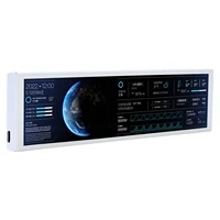 TURZX 9.2 Inch USB Secondary Screen for Computer Chassis 1920*462 IPS LCD Type-C Display CPU RAM GPU HDD FPS Weather Monitor 6