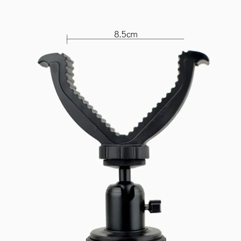 Rifle Tripod Stand Aluminum Rest Durable Adjustable Height 360 Degree Rotation V Yoke Stand for Target Shooting