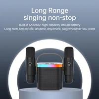 TANALAZ K8 Karaoke Machine Portable Bluetooth 5.1 PA Speaker System with 1-2 Wireless Microphones Home Family Singing Child Gift - Image 5