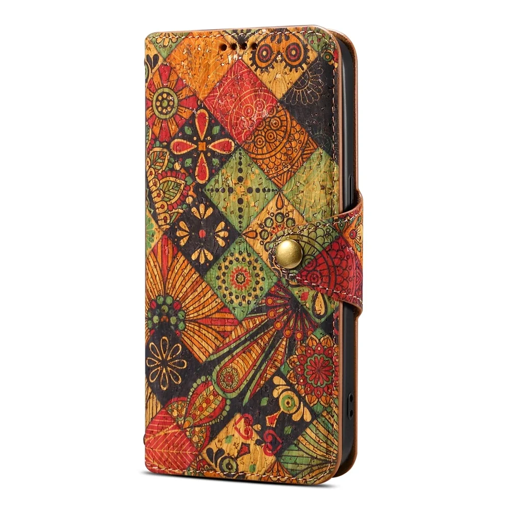 Leather Wallet Phone Case with Card Holder and Kickstand
