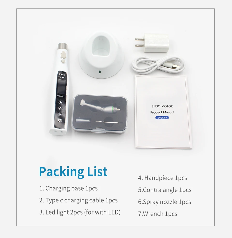 16:1 Dental Reduction Equipment Wireless Endo Imported Motor Root Canal Instrument Dentist Treatment_voghion.com