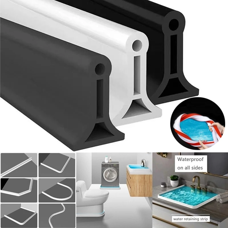 BendableBathroomWaterStopperShowerfloorWetDrySeparationKitchen