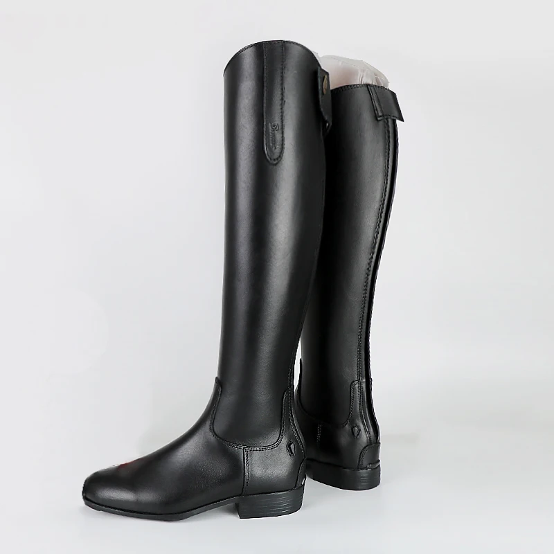 Aoud Saddley Horse Riding Boots Cow Leather Dressage boots Equestrian Unisex Knee Chaps Men
