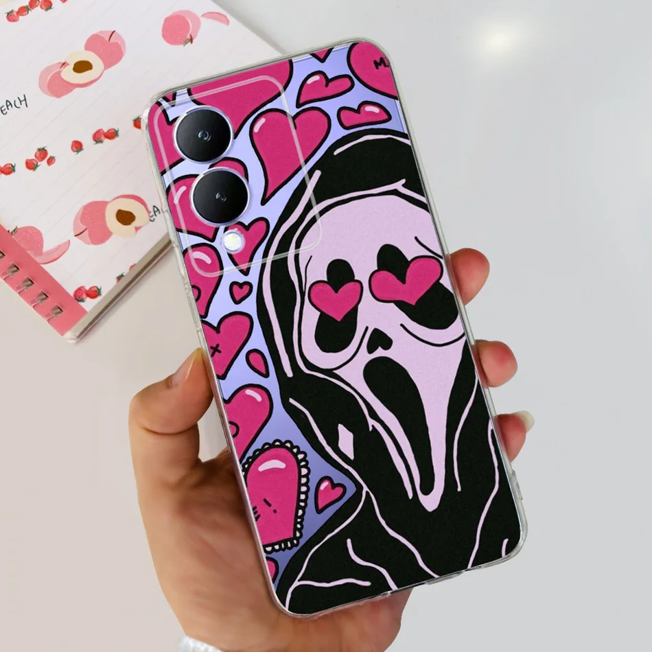 Elegant Pattern Soft Silicone TPU Phone Back Cover in 2023