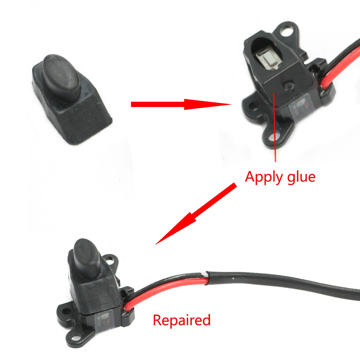 For Mazda CX-7 Keyless Option Door Handle Switch Button Cap Rubber