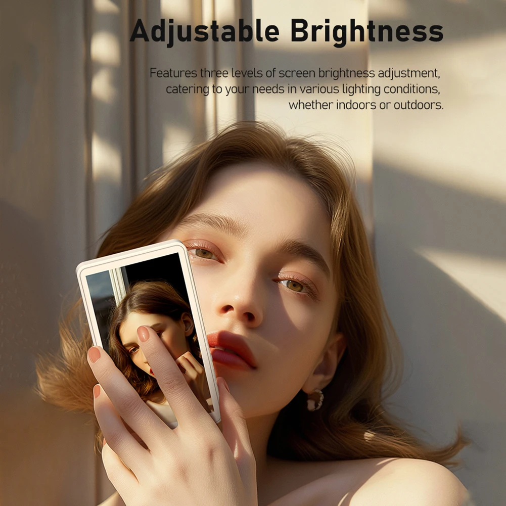 Magnetic Phone Vlog Selfie Monitor Wireless Selfie Screen Monitors Cellphone Live Stream Screen Projector For Android & iPhone