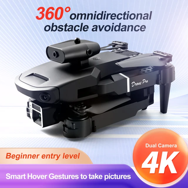 2022 NEW E100 Mini Drone 4k Profesional HD Camera Fpv WiFi Drones With Obstacle Avoidance Rc Helicopter Folding Quadcopter Toys 3