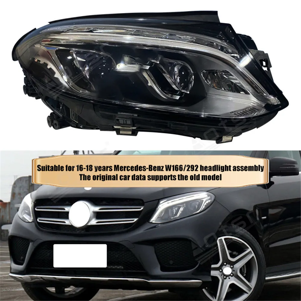 

Car Headhights For Mercedes-Benz GLE W166 W292 GLE400 GLE450 LED Front Light Front Lamp High Quality lights Retrofit Assemby