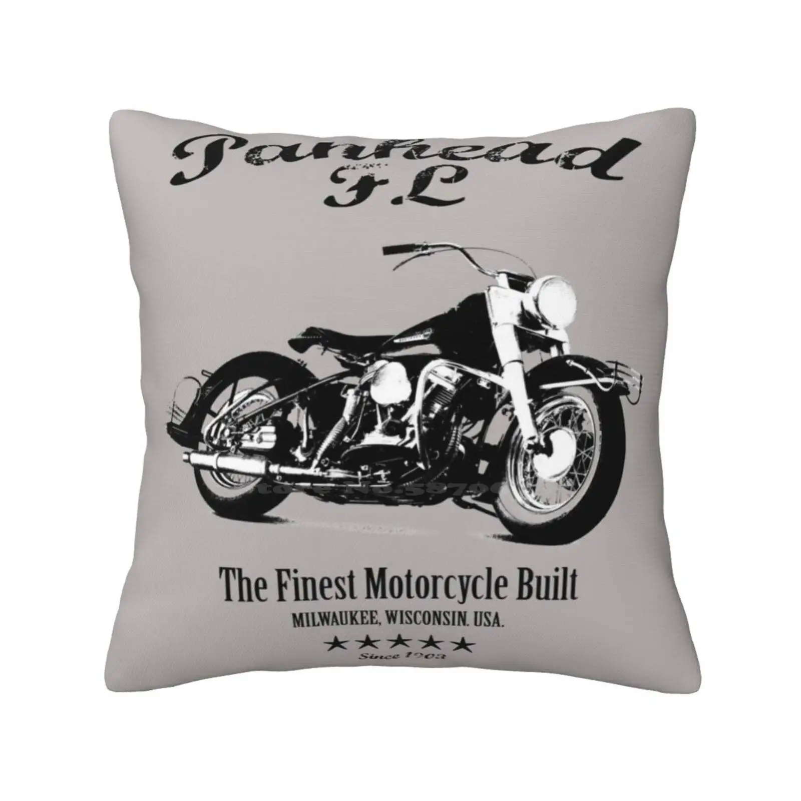 The Fl Panhead Home Sofa Car Waist Throw Federa Moto Panhead Classic Motorcycle Vintage Motorcycle Transport