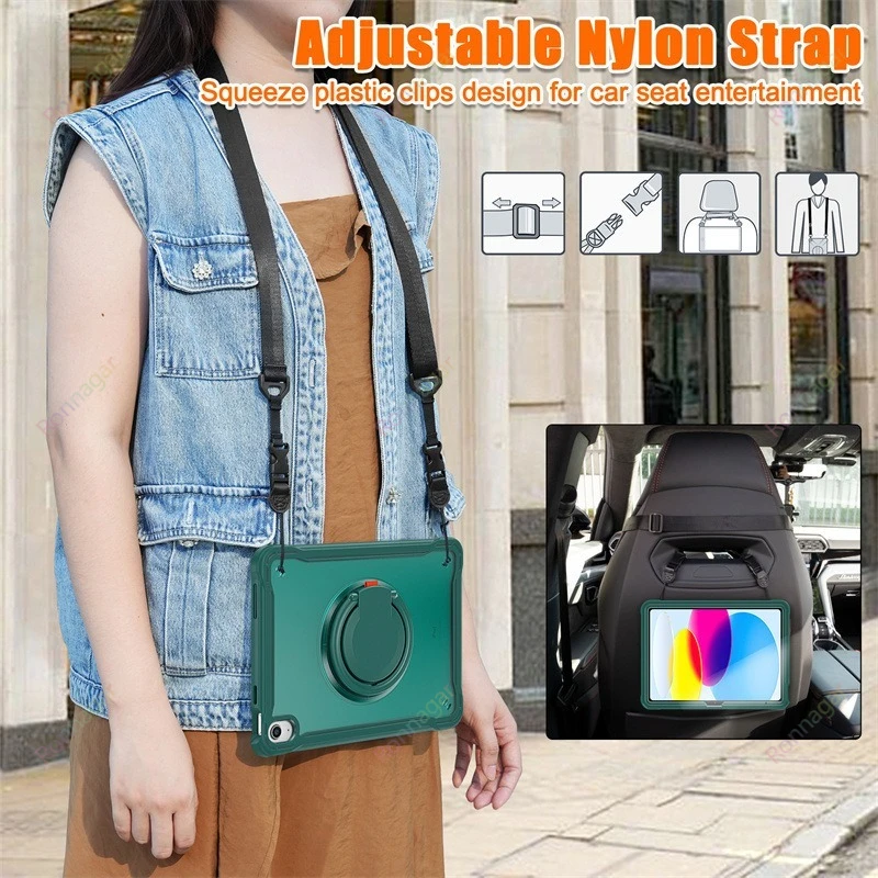 Heavy Duty Shockproof Rugged Protective Tablet Case