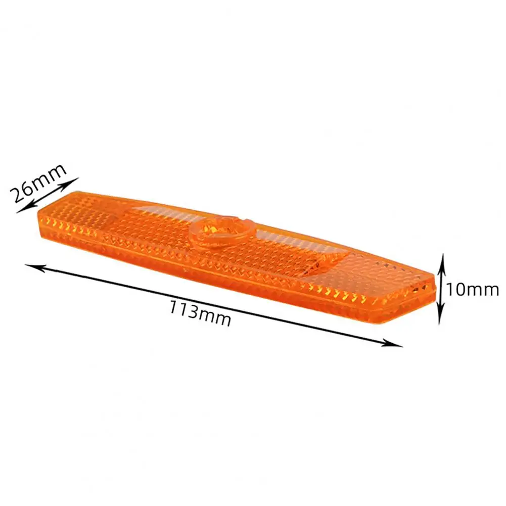 Plastic Bicycle Spoke Rim Reflector Stable High Strength Anti Rust Spoke Warning Reflector for Cycling