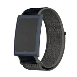 Adjustable Nylon Strap for Smart Watch - Sport Wrist Band Loop Accessory (Black Gray)