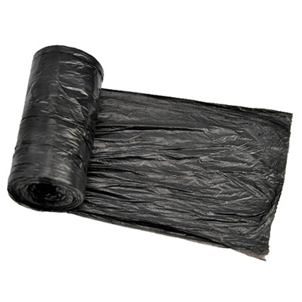 14Pcs Trash Bag Heavy Duty Thickened Garbage Bag Large Capacity Black Garbage Bags Leakproof Waste Bag Cleaning Supplies