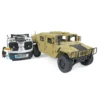 HG RC 4*4 U.S. Military Vehicle 1/10 P408 Racing Car Servo ESC Motor 16CH Radio Gift Toys 6