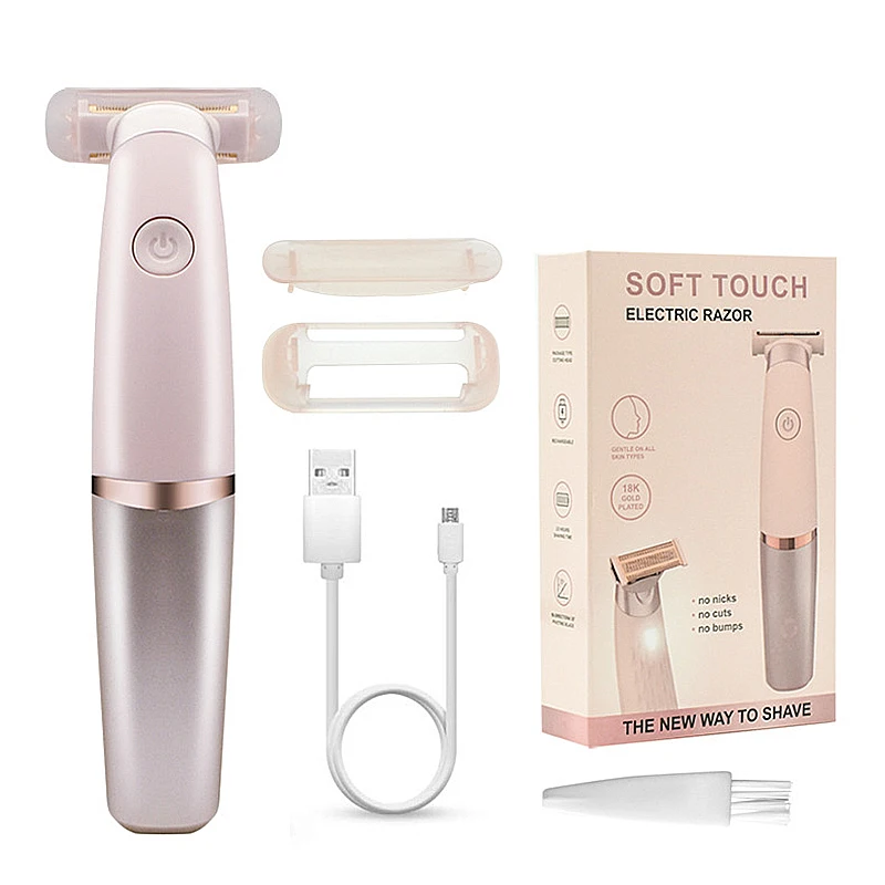 

Women's Electric Epilator USB Charging Portable Hair Remover Bikini Painless Shaver for Women Body Facial Eyebrow Trimmer
