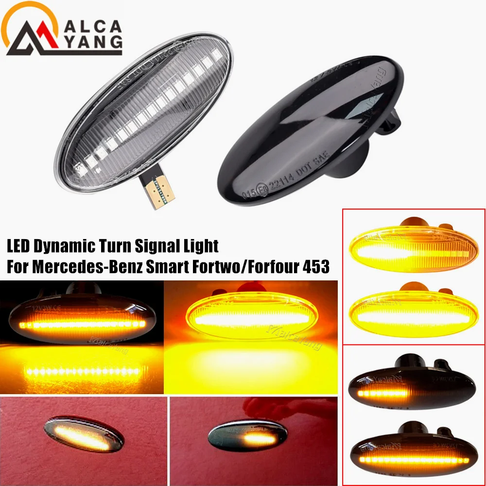 LED Dynamic Side Marker Lights With Turn Signal – Fit Nissan Qashqai, X-Trail, Juke, Leaf, Micra, Note & More (Amber, Black, Plug & Play)
