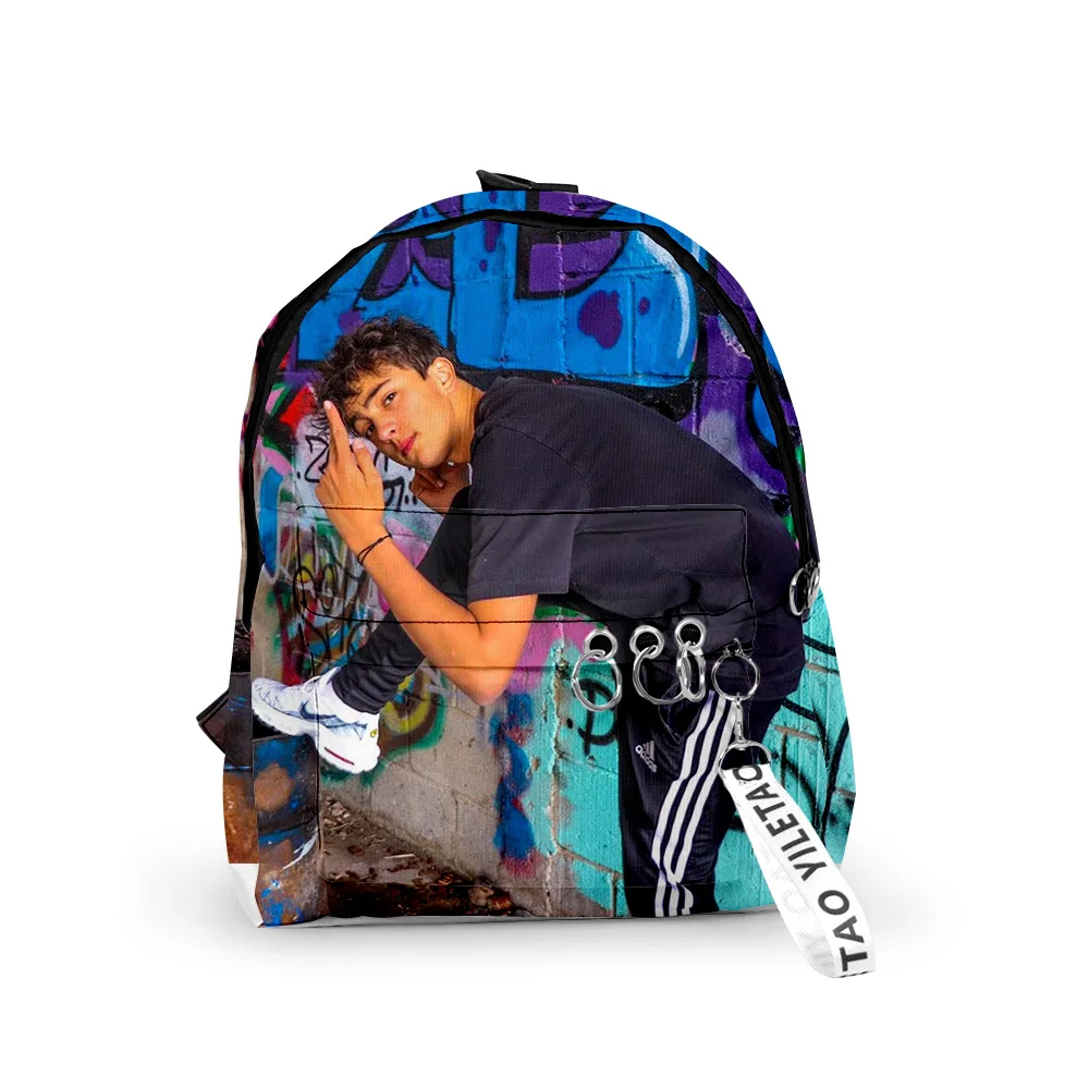Classic inoxtag Notebook Backpacks Boys/Girls pupil School Bags 3D Print Keychains Oxford Waterproof Funny Cute Small Backpacks