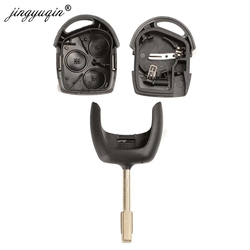 3 Button Remote Car Key Shell for Ford Mondeo Focus 2 3 Festiva Fiesta Transit with FO21 HU101 Blade