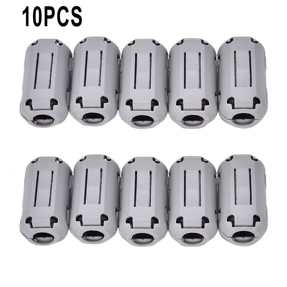 10pcs 5mm TDK Ring Core Ferrite Bead Clamp Choke Coil RFI EMI Noise Filter Ring Clip Cable Magnetic Snap-on Wiring Cable Clips