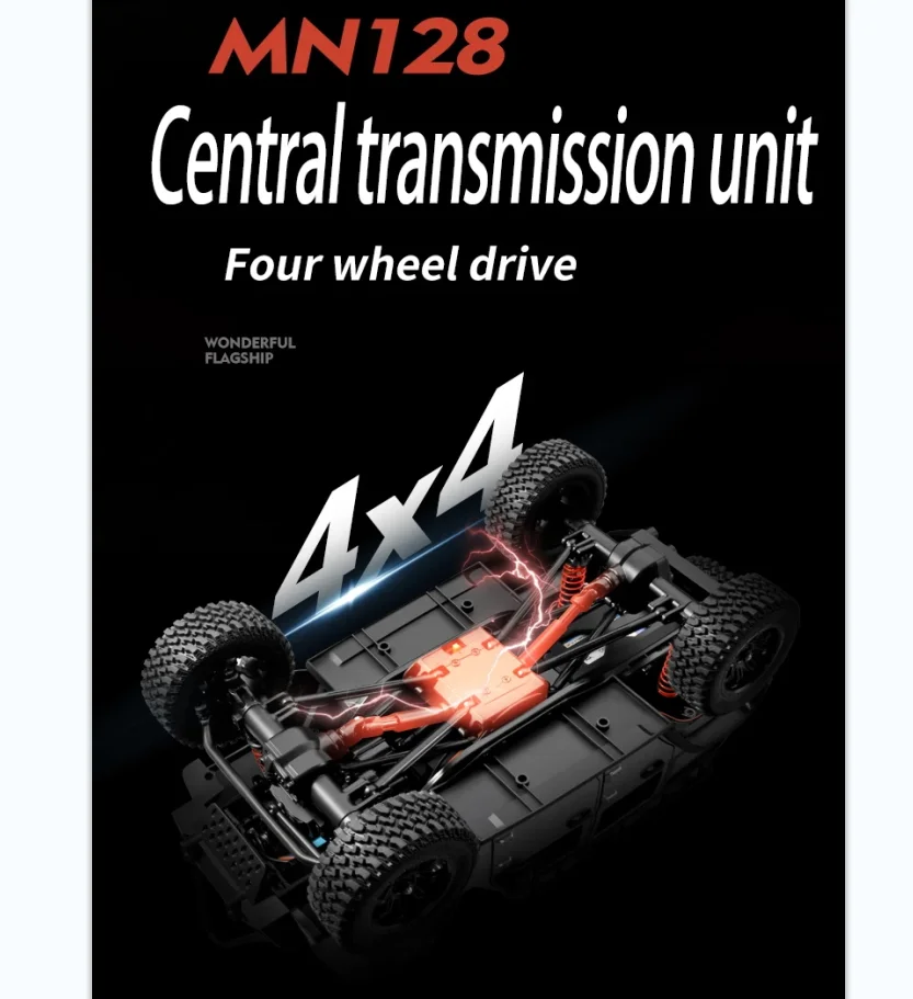 1/12 MN128 RC 자동차 4WD 지프 모델 2.4G 리모컨 LED 라이트 4X4 오프로드 4WD 클라이밍 RC 트럭 전기 장난감 자동차 소년 선물