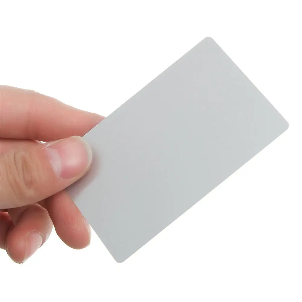 20 Pcs Blank Metal Business Card 0.2mm Thickness Aluminum Alloy Blanks Card  DIY Laser Printing 86X54mm