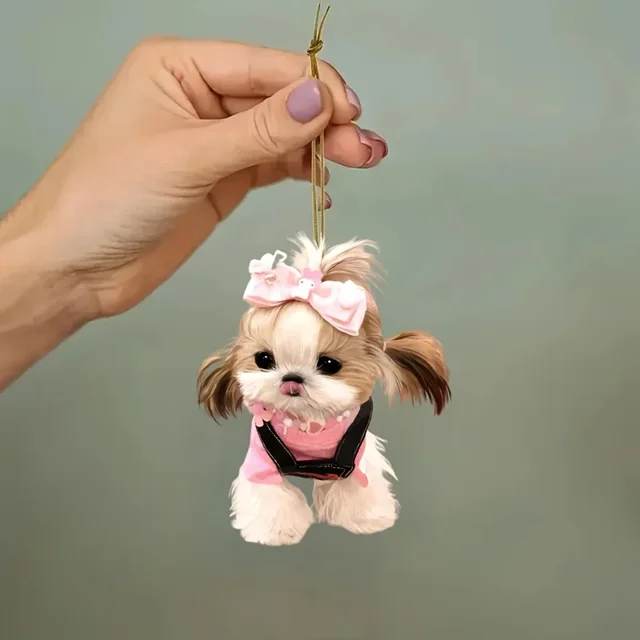 Shih Tzu Acrylic Keychain 1