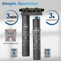 ALTHY ทั้งบ้าน / ระบบกรองน้ําเชิงพาณิชย์, ได้รับการรับรองเพื่อขจัดสารตะกั่ว, คลอรีน, ตะกอน, เคมีและกลิ่น 4