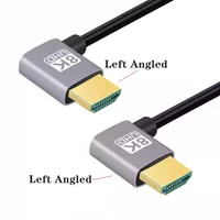 8K HDMI 2.1V Cable Male To Male Cord 90 Degree Angle 8K HDTV Cable for TV Laptop Projector PS4 PS5 Hdmi Switcher Hdmi Splitter - Image 5
