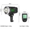 Godox 600Ws GN87 AD600BM Bowens Mount High Speed Sync Outdoor Flash Strobe Light with 2.4G Wireless X System, 8700mAh Battery 2