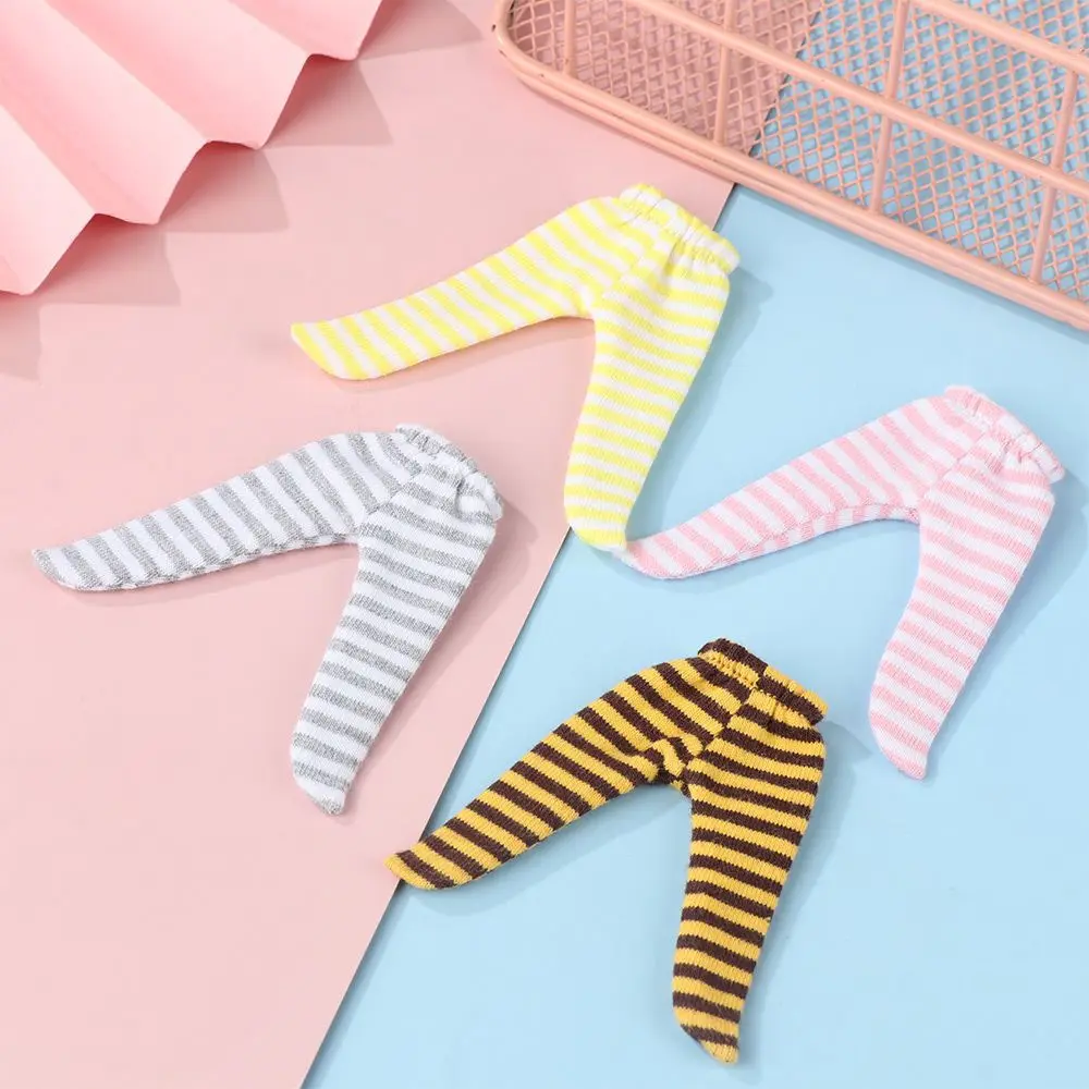Ob11 Puppe Kleidung Enge Hosen Mode Streifen Strumpfhosen Candy Farbe Leggings Für Für 1/12 BJD Puppe Strumpf Kinder Spielzeug – Detail 13