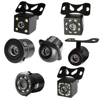 Telecamera montata su auto Monitor di backup automatico 1080P Vista posteriore HD Visione notturna grandangolare Immagine punto cieco Telecamera impermeabile CCD inverso