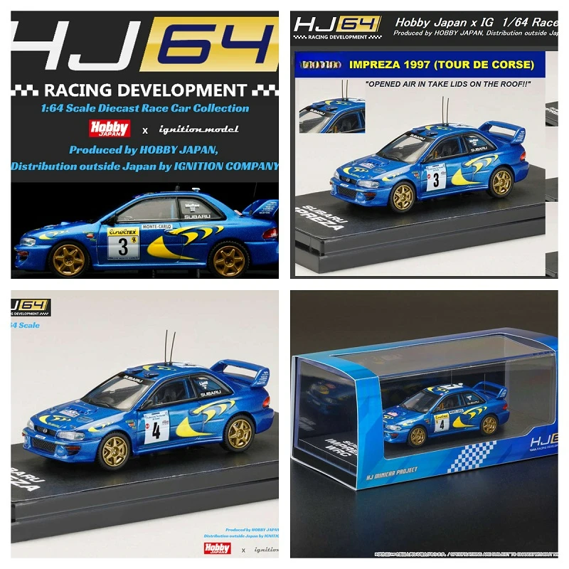

IG x Hobby Japan 1:64 IMPREZA 1997 / WRC 1997 Diecast Model Car