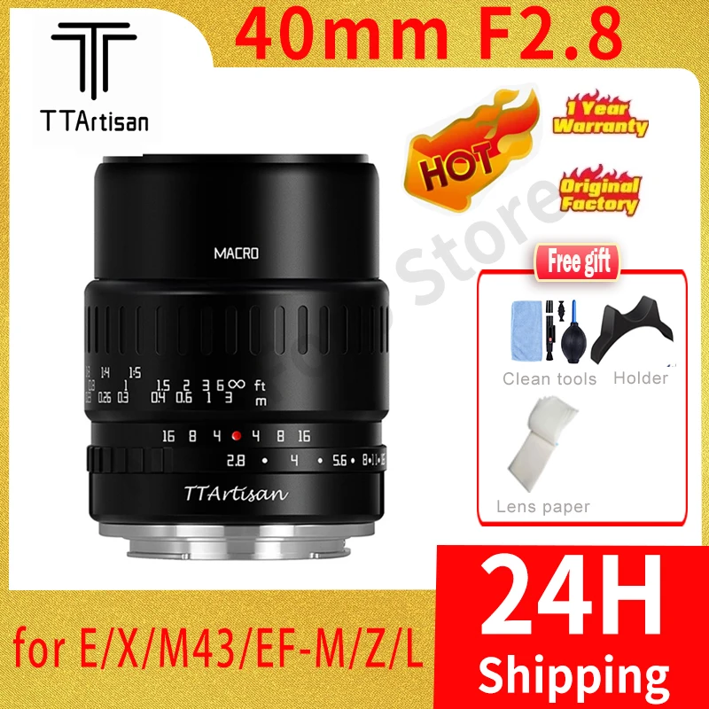 TTArtisan40mmF28APSCMacroLensManualFocusforSONYEFUJIX