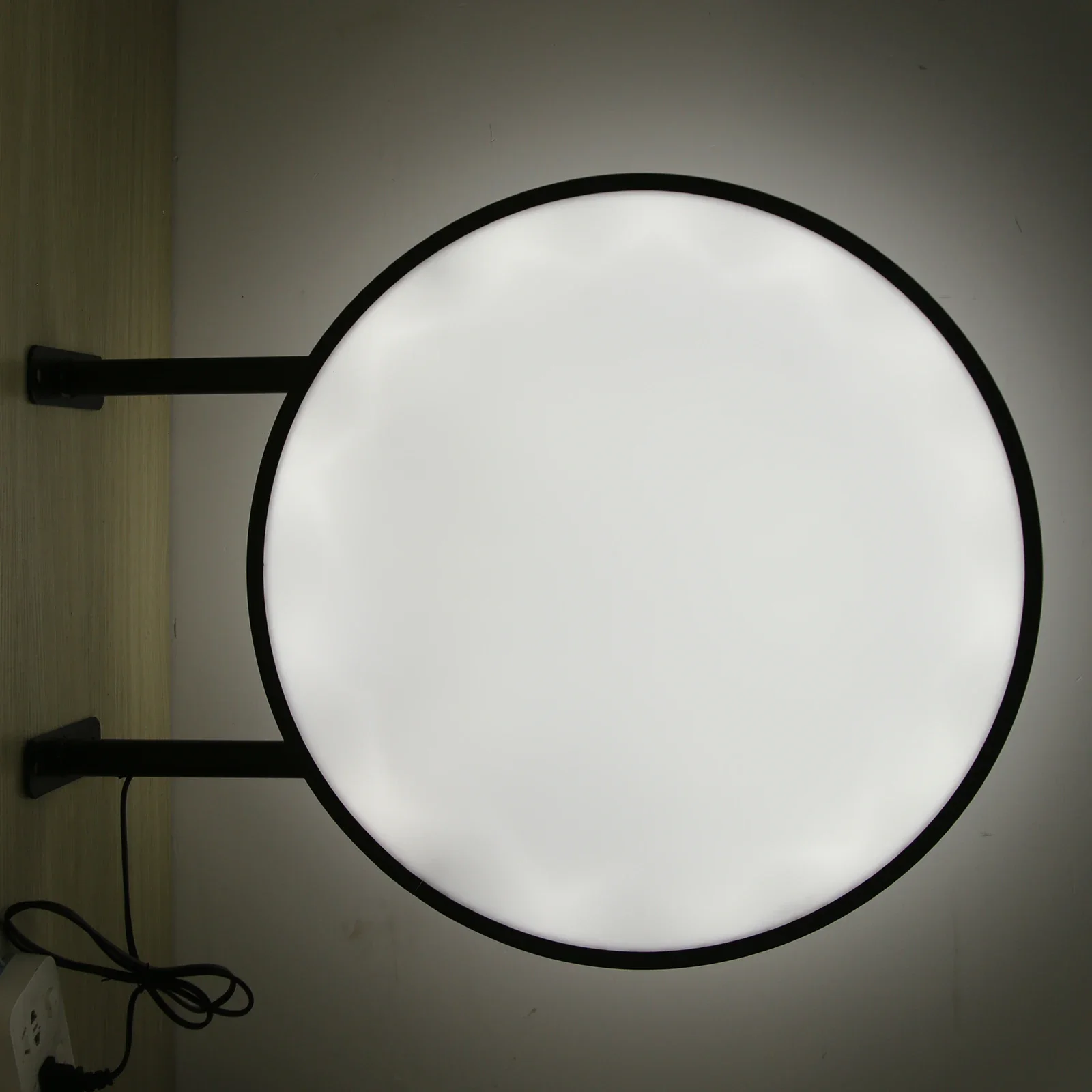50cm LED Light Box Business Sign Light Sign Outdoor Advertising Lamp Shop Signage Double Sided External Signage