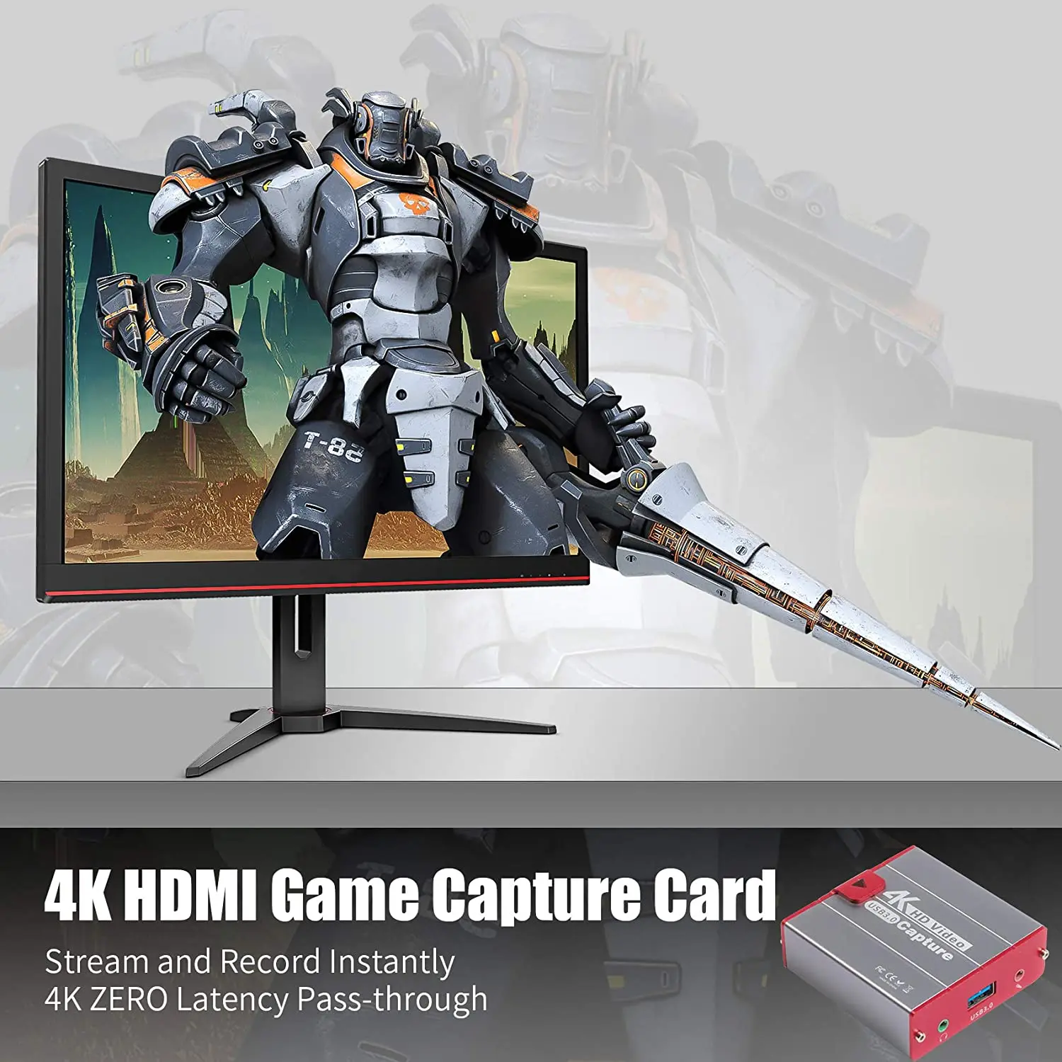 USB3.0 비디오 캡처 4K @ 60Hz 게임 캡처 카드 PS4 닌텐도 스위치 Xbox 카메라