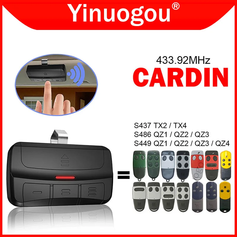 La télécommande de portail CARDIN S449 QZ1
