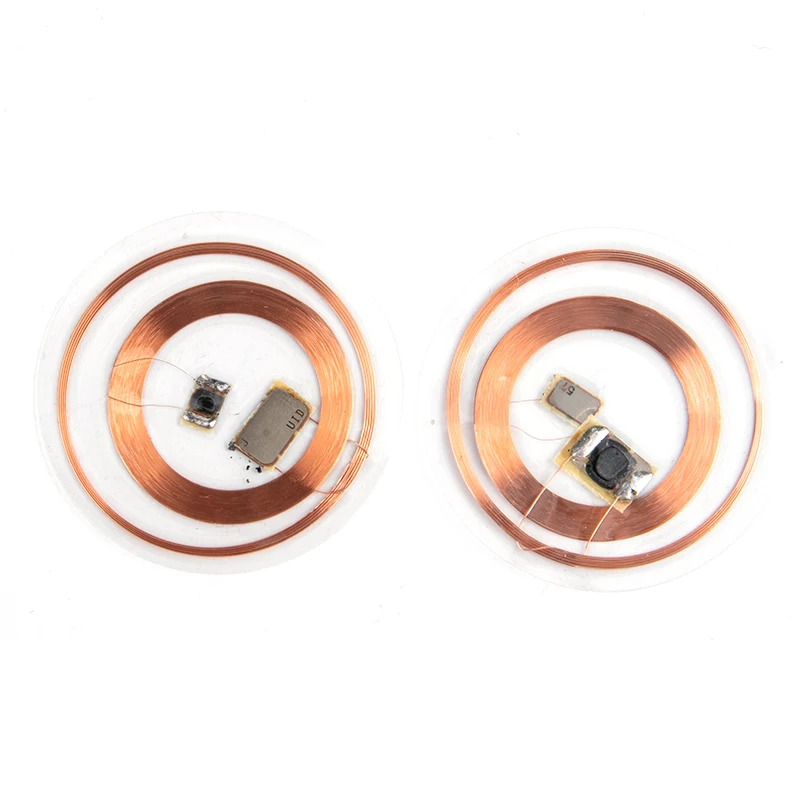 Dual Frequency Rewritable Transparent RFID Keyfobs
