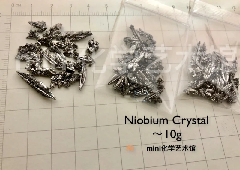 

[about 10g per bag price] imported metal Niobium niobium Crystal high purity crystal Niobium Nb Crystal