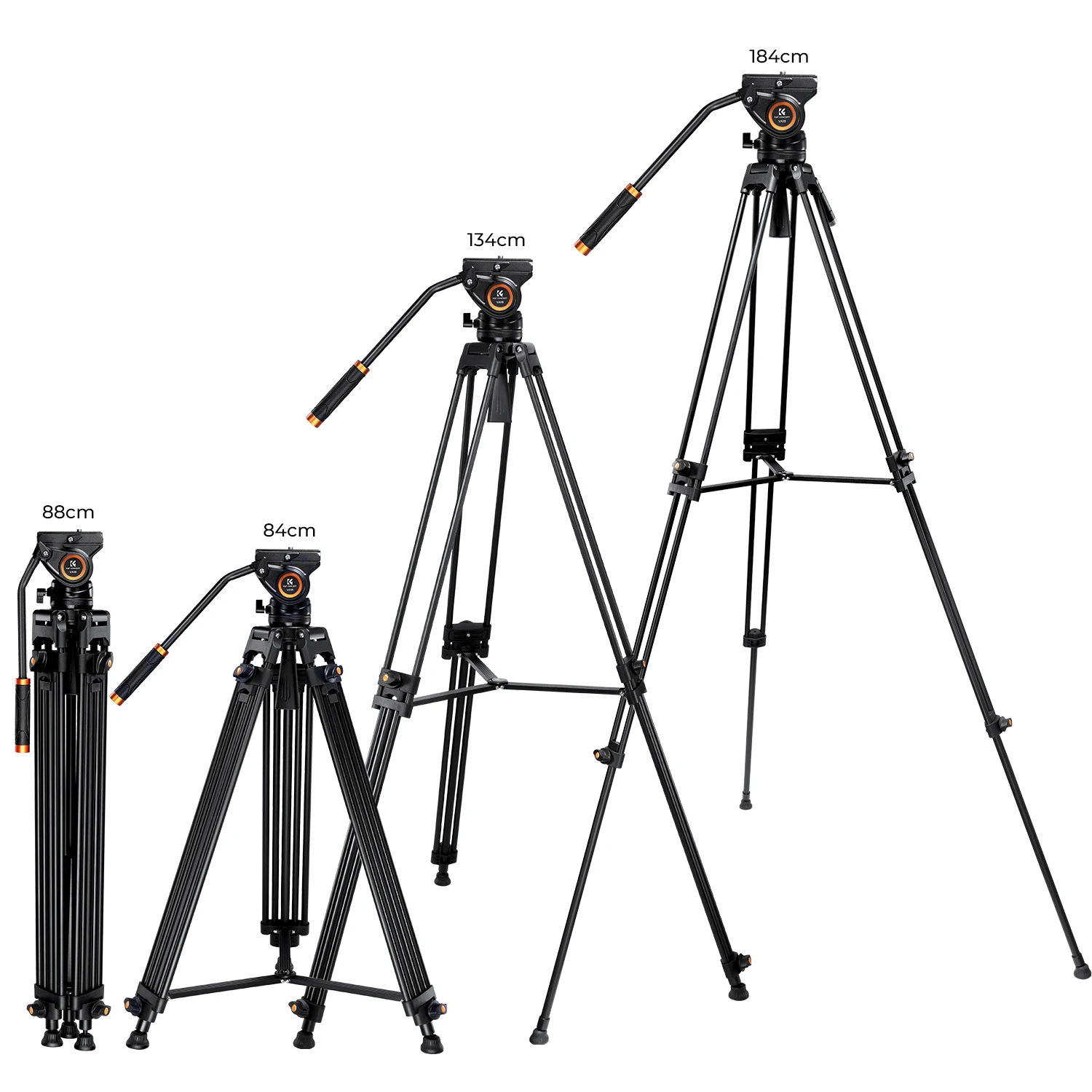 レトロ　カメラと三脚 ベスト 2024 83''/2.1m カメラビデオ三脚 - K&F Concept